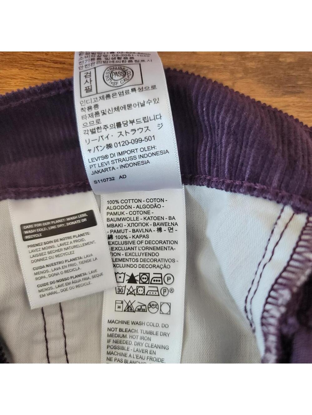 Levi’s Icon Corduroy Mini Skirt Cotton New y2k festival bts - Picture 8 of 8